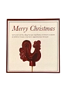 Открытка Сорокина.вижн «Merry Christmas», 10 x 10 см, превью фото 1