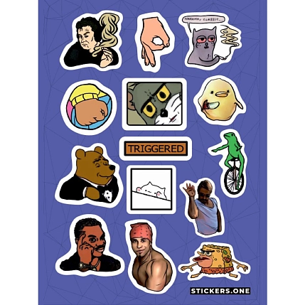 Набор стикерпаков 2 шт.: «Meme #2», «Lapenko», фото 3.