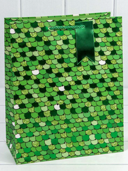 Пакет подарочный с тиснением «Кружочки», 26х32 см, фото 2.