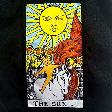 Сумка шоппер «Таро. Солнце», чёрный, фото 3.