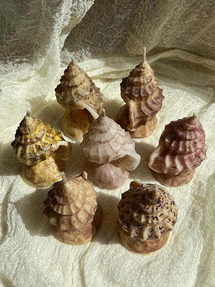 Интeрьерная свеча «Ракушки», фото 2.