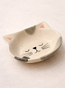 Миска ручной работы Katekeramika «Котик серый» 14,5 см,  полуфарфор, превью фото 2