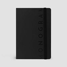 Блокнот MONOGRAM в точку, А5, 96 листов, черный