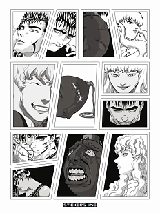 Стикерпак «Berserk Manga»