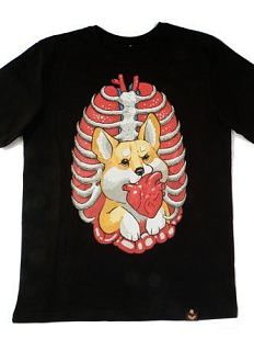 Футболка Barking Store «Похититель сердец», S жен., чёрный