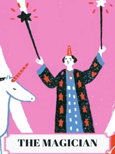 Открытка Таро Маг (The Magician)