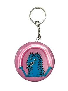 Брелок-открывашка Валя Карнавалова «Ящер с радугой», 5,7 см, на цепочке