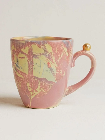 Кружка ручной работы Тата вытворяет/NF ceramics «Творческая на всю голову», керамика, 400 мл, фото 3.