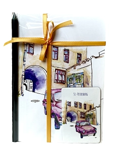 Подарочный набор Elizabeth Madar «Петербургский дворик», 40 листов