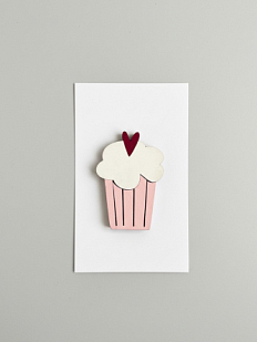 Бирка для подарка на прищепке «Кекс», BOE