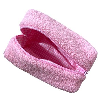 Косметичка ручной работы АМИ (Ami lé sac) «Moyen», розовый барашек, фото 3.