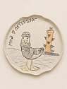 Тарелка ручной работы с чайкой Правильная посуда «Мой Петербург», керамика, превью фото 1