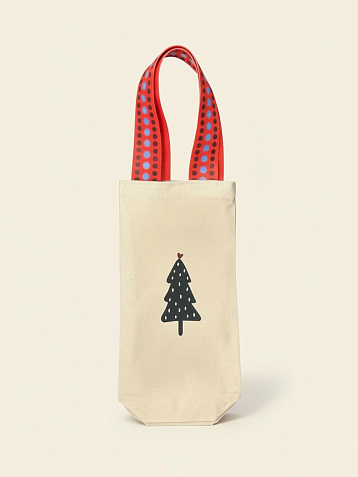 Сумка для вина «Ёлочка», 32*15 см, фото 1.