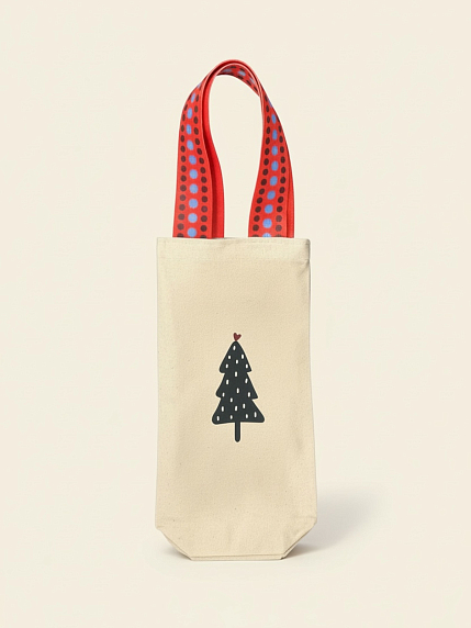 Сумка для вина «Ёлочка», 32*15 см, фото 1.