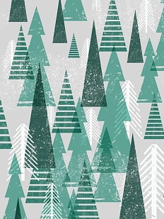 Открытка DARI DARI на Новый год «Зелёные ёлки», А6