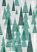 Открытка DARI DARI на Новый год «Зелёные ёлки», А6, превью фото 1