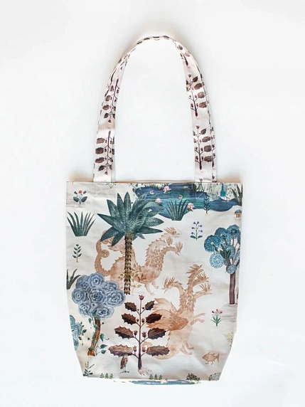 Сумка шоппер Забористый текстиль «Змей Горыныч», хлопок, фото 1.