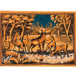 Открытка «Картина с оленями»