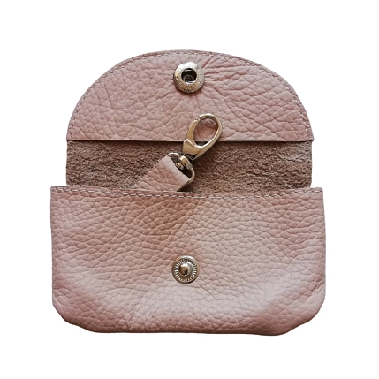 Ключница ручной работы, Kokosina bags, натуральная кожа, мокко, фото 2.