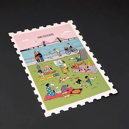 Открытка Подписные изделия «Марка. Saint-P, Севкабель», фото 4.