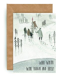 Открытка «Warm winter»