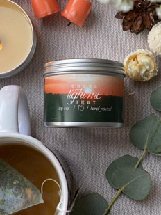 Свеча ручной работы Light me «Закат», 100 г