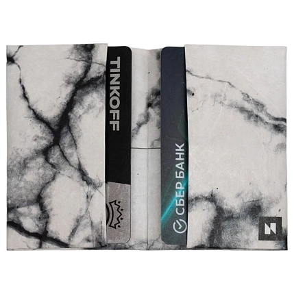 Мини-кошелёк кардхолдер New Wallet «New Marble», фото 2.