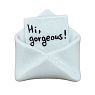 Магнит ручной работы конверт с надписью «Hi, gorgeous!», керамика, превью фото 1