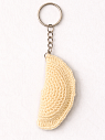Вязаный брелок Идеальное совпадение, обвес на сумку «Вареник», 8 см, превью фото 1