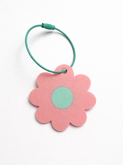 Брелок, обвес на сумку DARI DARI «Цветок №1», розовый, фото 2.
