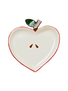 Тарелка ручной работы «Наливное яблочко», разноцветная, полуфарфор, 15 см