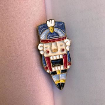 Брошь ручной работы «Щелкунчик», Partala ceramics, фото 2.