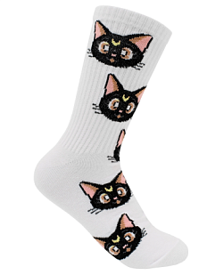 Носки «Кот луна», р-р 35-40