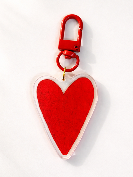 Брелок «Красное сердце», 5 см, фото 1.