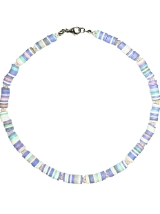 Чокер ручной работы, сиреневый, каучук