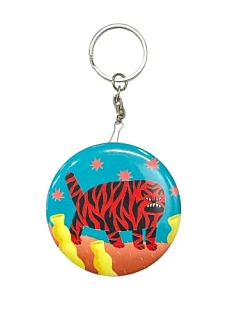 Брелок-открывашка Валя Карнавалова «Тигр и звёзды», 5,7 см, на цепочке