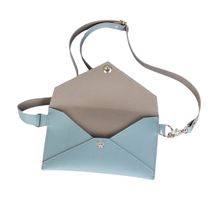 Сумка-конверт Kokosina bags, искусственная кожа, голубой, фото 5.