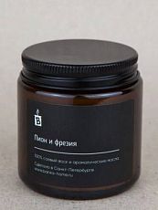 Свеча «Пион и фрезия»