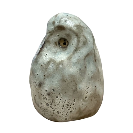 Статуэтка ручной работы Кимбриа «Сова», серая, керамика, фото 2.