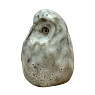 Статуэтка ручной работы Кимбриа «Сова», серая, керамика, превью фото 2