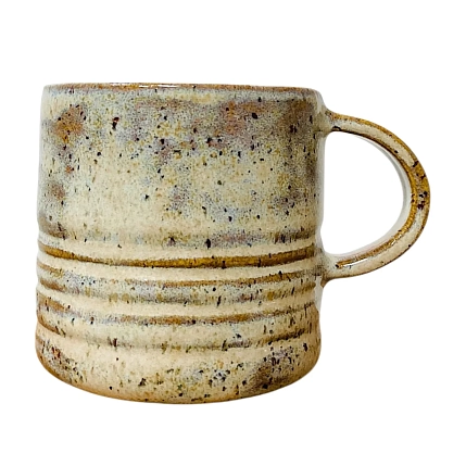 Кружка ручной работы Идеальное совпадение с объёмными полосками, керамика, 250 мл, фото 1.