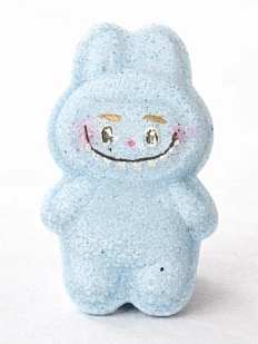 Бомбочка для ванны Nyash Nyash «Лабубу», голубая