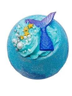 Бомбочка для ванны Boom Shop «Русалочка», голубая
