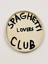 Тарелка ручной работы ММ керамика «Spaghetti lovers club», 18 см, превью фото 1