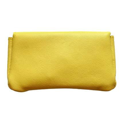 Ключница ручной работы, Kokosina bags, натуральная кожа, жёлтый, фото 3.