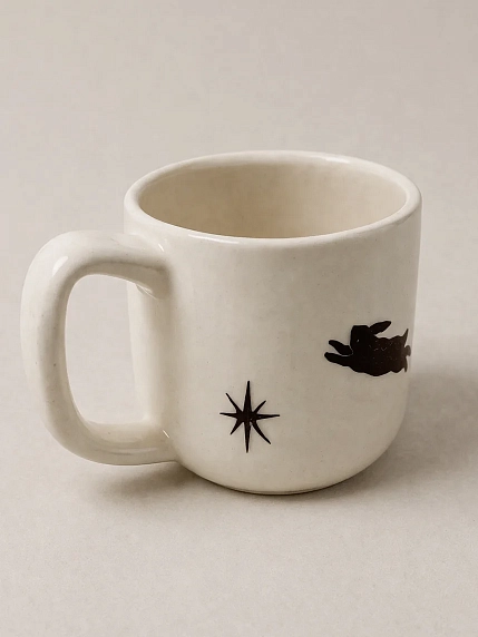 Кружка ручной работы Домик на дереве «Помни доброе», белая, полуфарфор, 250 мл, фото 2.