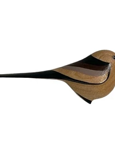 Брошь «Ласточка», дерево