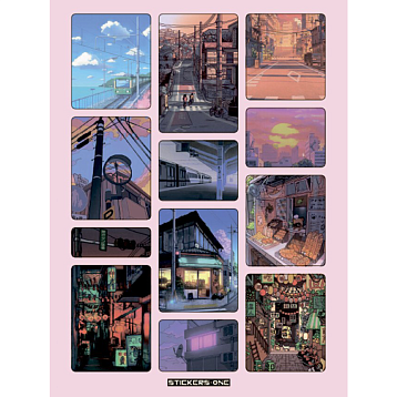 Стикерпак «Japan Street», фото 1.