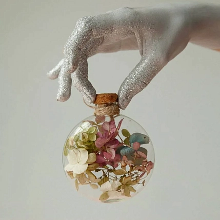 Ёлочный шар Зачарованные шары «Искренний», 10 см, фото 2.