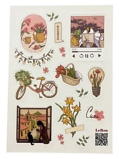 Стикерпак ЛеРу «Расцветай, сияй», А6